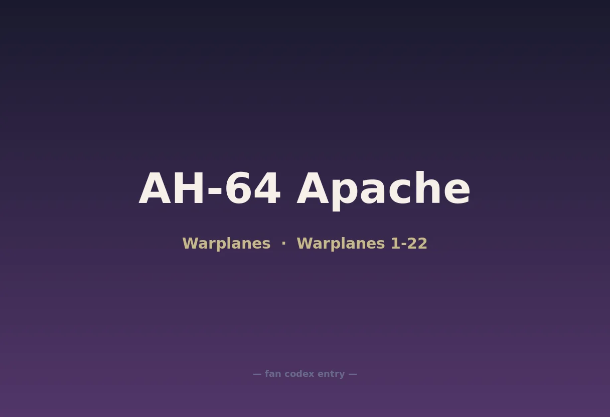 AH-64 Apache