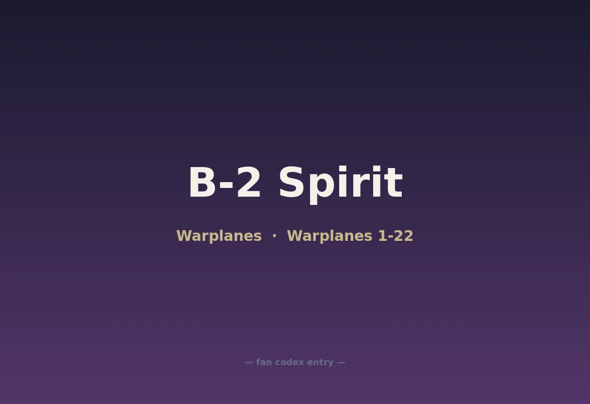 B-2 Spirit